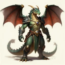 Dragon D&D Character Commission Art Portrait, Digital Art, Pathfinder, RPG Art, Trending on Artstation