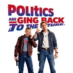 movie poster. politics are going back to the future.