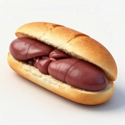 a hoagie bun filled with human organs