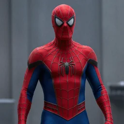jason statham as unmask spiderman, an film still