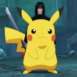 pikachu film sitill from the matrix ( 1 9 9 9 ) screenshot from the matrix pikachu as a neo holding weapon 8 k