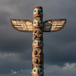 ron English totem pole