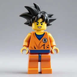 a 3 d render of a goku lego
