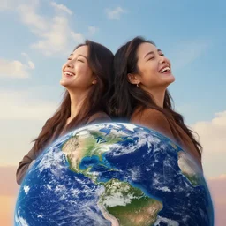 The sky and the earth sing together in harmony