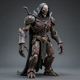 photo taken of an epic intricate, ultra detailed, super realistic gritty, hero prop, exquisitely weathered animatronic movie prop of a lifelike sculpture of a nightmarish lifesize version of the grim reaper creature created by weta workshop, full body shot, photorealistic, sharp focus, soundstage, 4 0 0 0 k