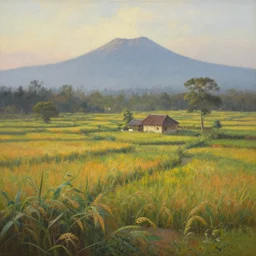 landscape paintings by yohan saptoadi
