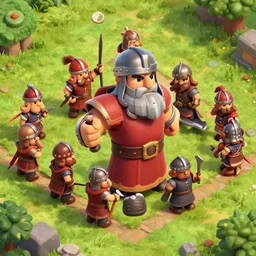 clash of clans barbarian