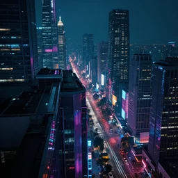 it's the edge of the world and all of western civilization, cyberwave, neon, cinematic,