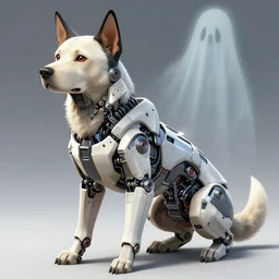 anime dog | | very anime, realistic shaded robotic parts, fine details. anime. realistic shaded lighting poster by ilya kuvshinov katsuhiro otomo ghost - in - the - shell, magali villeneuve, artgerm, jeremy lipkin and michael garmash, rob rey and kentaro miura style, trending on art station