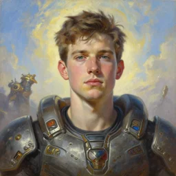 portrait oil painting, perfect expression, subconscious connects, purified consciousness, youthful, usa representative matt gaetz, hyperion, foundation, fantasy character portrait, ultra realistic, wide angle, intricate details, mass effect, artifacts, luminous skies, highly detailed, michael cheval, peter mohrbacher, boris vallejo, jessica rossier, oil painting, highly detailed, cinematic lighting, unreal, natural tpose