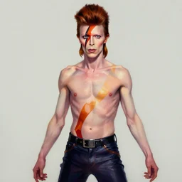 masterpiece painting of david bowie blanka, featured in artstation, concept art by greg rutkowski, wlop, dan mumford, christophe vacher