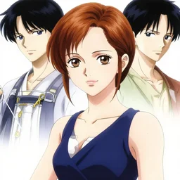 emma watson anime by Hasui Kawase by Richard Schmid by Akira Toriyama by Eiichiro Oda