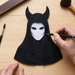 nosferatu made from felt
