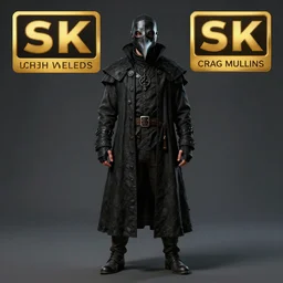 Full body Picture of a male Plague doctor, jet black tuffle coat, beaked mask, battle, detailed face features, alone, D&D, by artgerm and Craig Mullins, James Jean, Andrey Ryabovichev, Mark Simonetti and Peter Morbacher, matte painting, trending on artstation, artstationHD, artstationHQ, octane, full HD, 16K, award winning