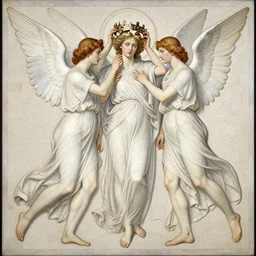 vision of angels with a broken crown, trying to fix it by zinaida serebriakova and adrian smith, style of cyclopean masonry, man's ascension