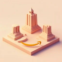 a low poly isometric render of amazon in the style of monument valley, intricate, elegant, smooth shading, soft lighting, illustration, simple, solid shapes, by magali villeneuve, jeremy lipkin and michael garmash, rob rey and kentaro miura style, octane render