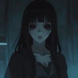 a high definition screenshot from the haunting and strange science fiction ( ( ( cyberpunk ) ) ) anime anime anime film ; a lone lone single alone!!!!!!! female detective wearing a trenchcoat investigates a strange and ethereal dreamscape, digital painting by ( ( makoto shinkai ) ), moebius moebius, surrealism, trending on artstation