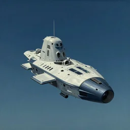 spaceship in the sky by Edward Hopper