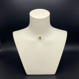 bust with a golden piercing