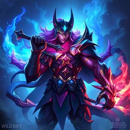 warwick league of legends wild rift hero champions arcane magic digital painting bioluminance alena aenami artworks in 4 k design by lois van baarle by sung choi by john kirby artgerm style pascal blanche and magali villeneuve mage fighter assassin