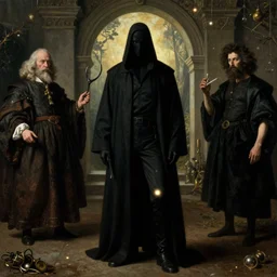 morpheus, the sandman by caspar david friedrich, by charlie bowater, by hieronymus bosch, by h. r. giger, cinematic, filmic, lumen reflections
