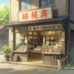 coin shop, painting by craig mullins, octane rendering, soft morning lighting, wide angle lens, in the style of hayao miyazaki, trending on artstation,