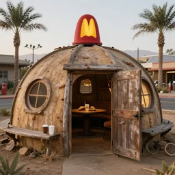 DSLR of Taco Bell survivalist bunker