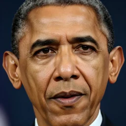 a photo by bruce gilden of obama, leica s, flash, high contrast, intricate, closeup of face, beautiful