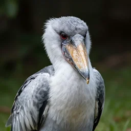 portrait of a shoebill