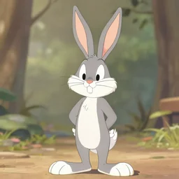 a photograph of bugs bunny, photoreal