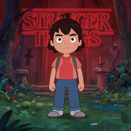 stranger things cartoon version