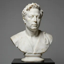 marble white statue of Elon Musk by Grucio Sophrdeltes (circa 300 BC)