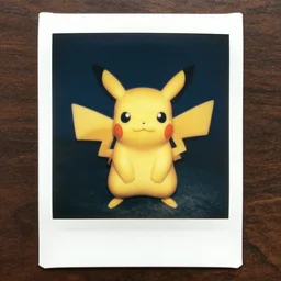 pikachu, 1943 polaroid photo