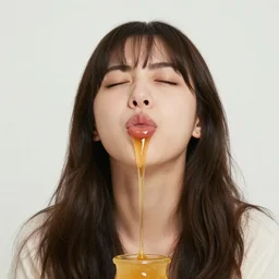 sucking vomit, acting like its honey