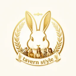 tavern style bunny logo, irina french, heraldo ortega, mandy jurgens, golden ratio,, award winning, masterpiece trending on artstation 8 k 1 5 0 mpx