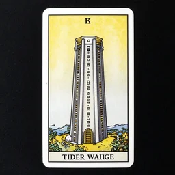 The Tower tarot card, Rider Waite