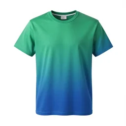 green blue ombre t shirt