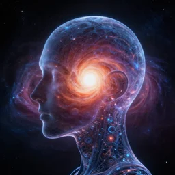 the begining of the universe, as imagined by a superintelligent artificial intelligence