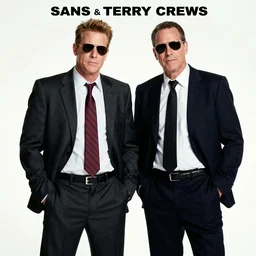 poster for a sans and terry crews buddy cop movie, movie poster