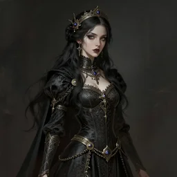 goth girl, fantasy, intricate, elegant, highly detailed, digital painting, artstation, concept art, matte, sharp focus, illustration, art by aenaluck and roberto ferri and greg rutkowski, epic fantasy, digital painting