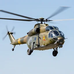 soviet helicopter Mi-24, military art