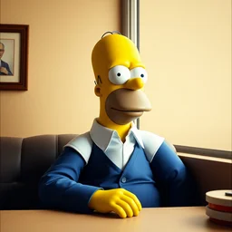 homer simpson by annie leibovitz