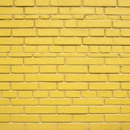 yellow painted brick texture