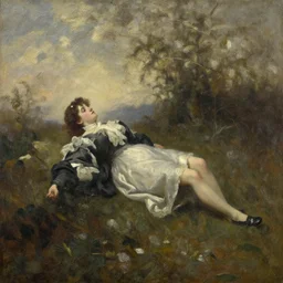 that makes calamity of so long life., victorian, oil