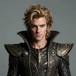 front shot of steve - o wearing jareth labyrinth costume, 8 5 mm f 1. 8, elegant ( ( intricate ) ) highly detailed photo sharp focus masterpiece fine portrait, by artgerm greg rutkowski tooth wu beeple