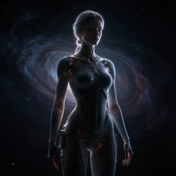 cinematic render of atmospheric deep space, volumetric lighting, cathrin machin