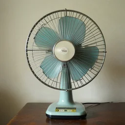 photo of a vintage desk fan
