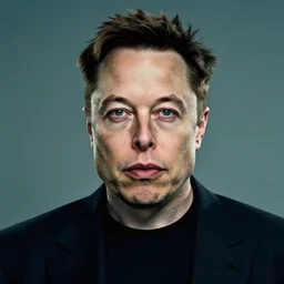 still from the film The matrix of Elon musk as neo