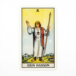 alternative tarot card leaving much for the imagination to introspect, in the style of erin hanson