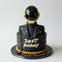 daft punk themed cake